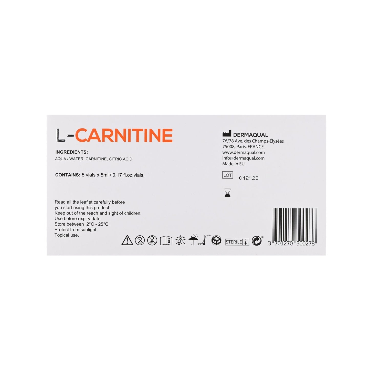 L-Carnitine - Filler Lux