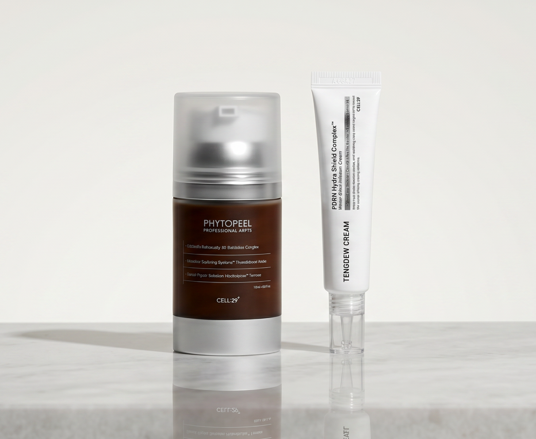 A 2-Step Glow Ritual: CELL:29 Phytopeel & Tengdew Cream