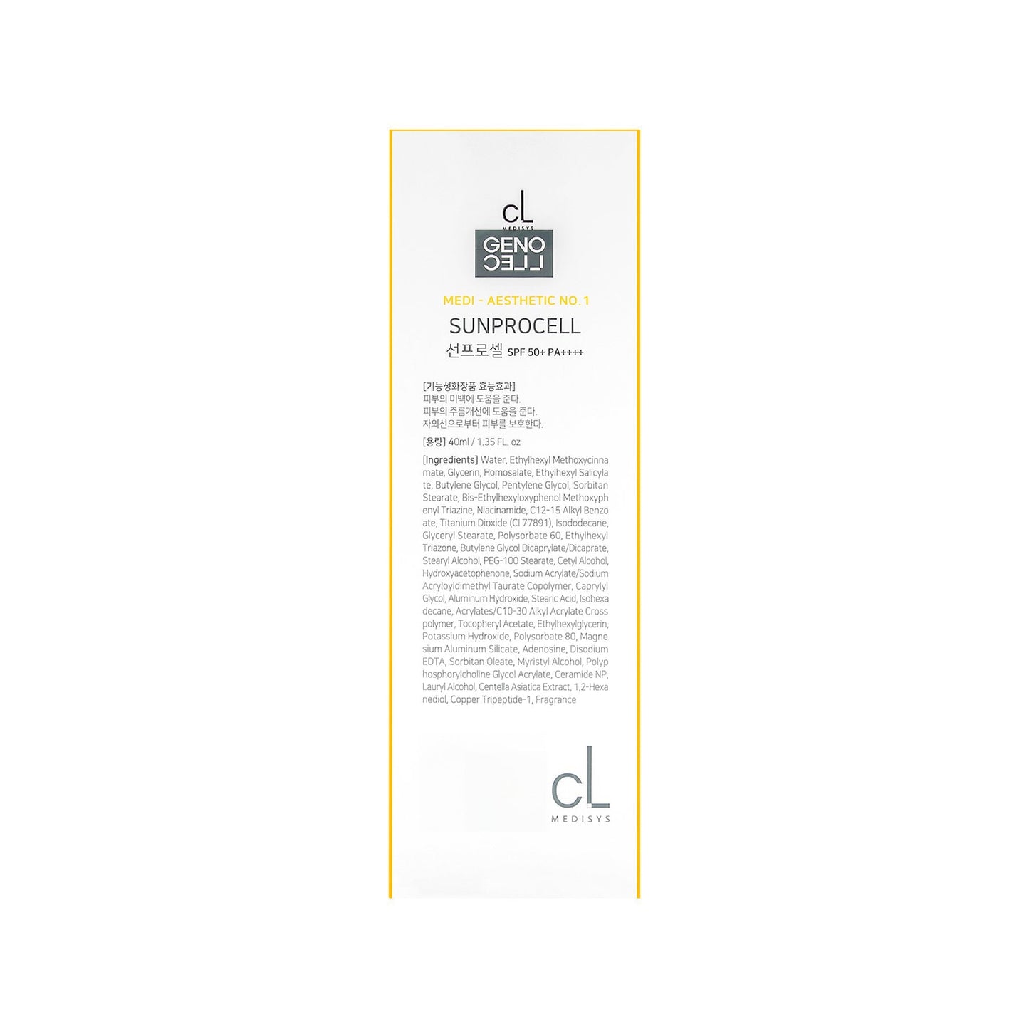 Genocell Sunprocell SPF 50+ - Mesoglow