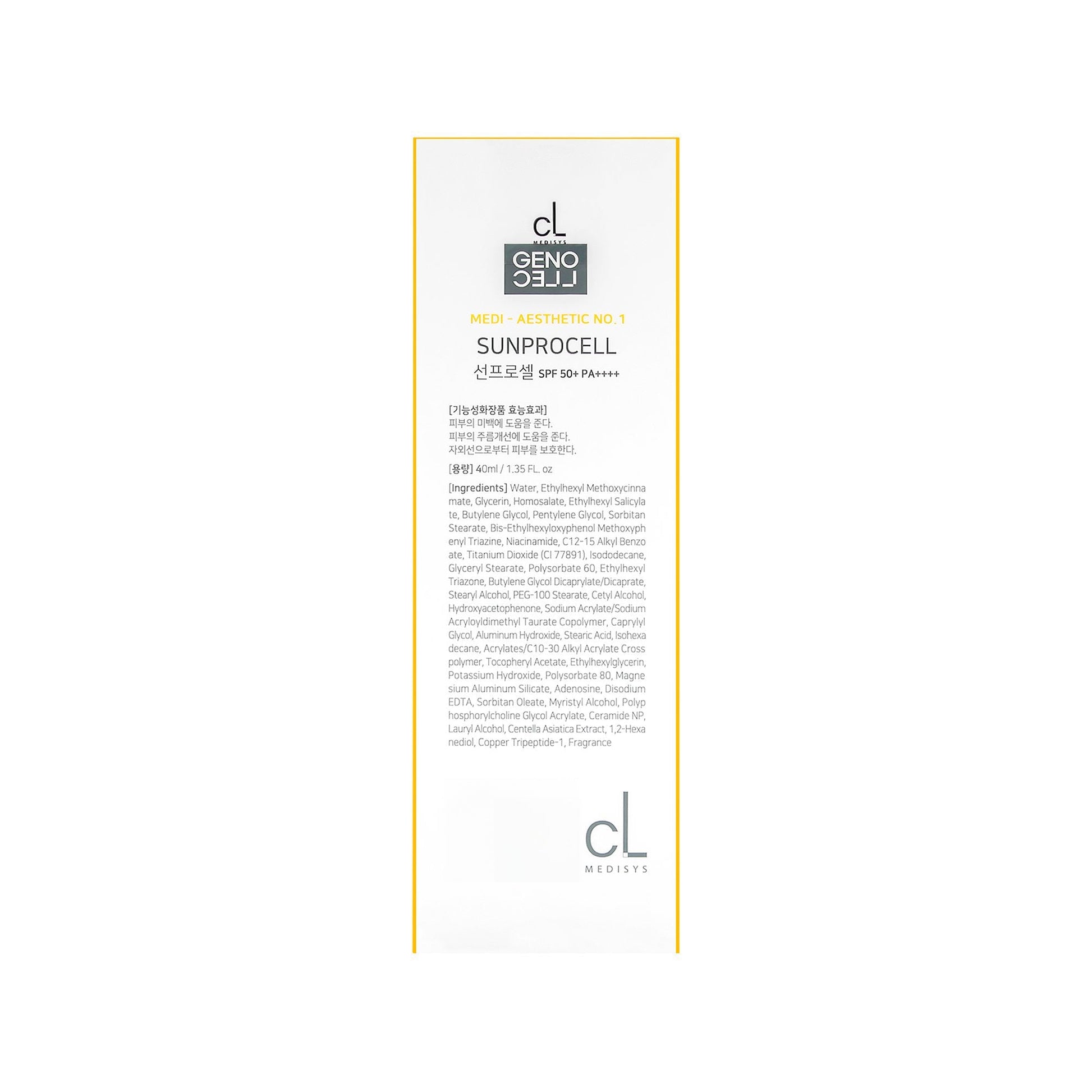Genocell Sunprocell SPF 50+ - Mesoglow