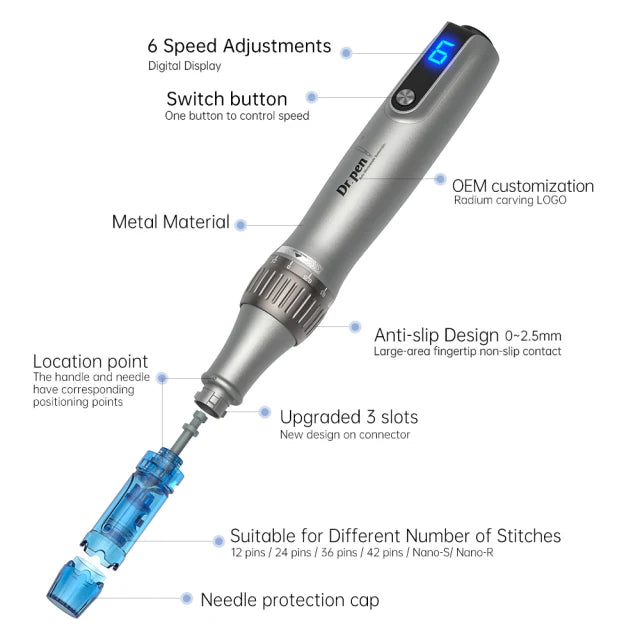 Dr. Pen M8S Microneedling Pen - Filler Lux
