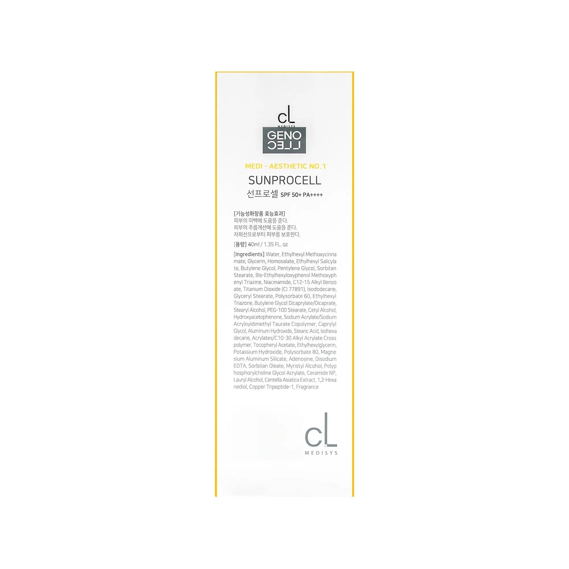 Genocell Sunprocell SPF 50+ - Filler Lux
